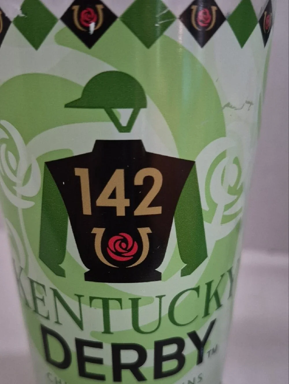 Kentucky Derby Glassses Set Of 4. 139th 141th 142th & 148th.